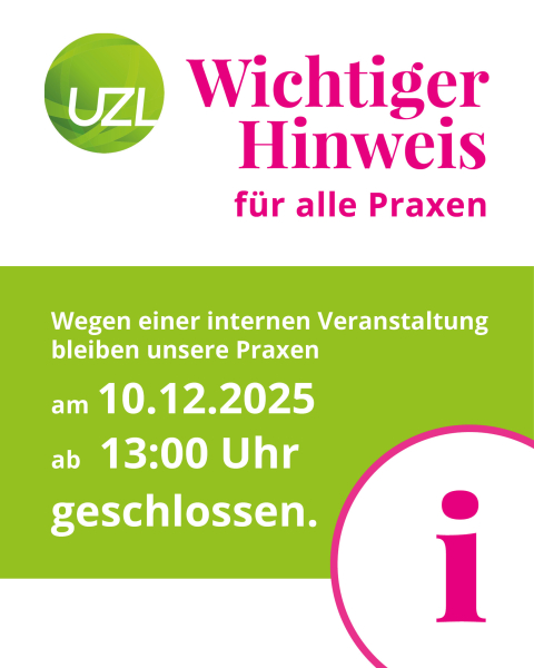 Alle Praxen am 10.12.2025 ab 13 Uhr geschlossen